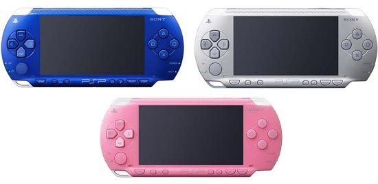 PSP in 3 colors