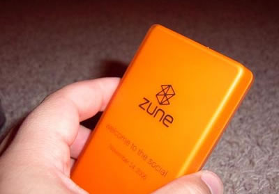 Zune Orange Back