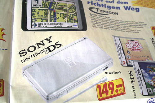 Sony Nintendo DS