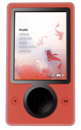 Zune in Watermelon Red